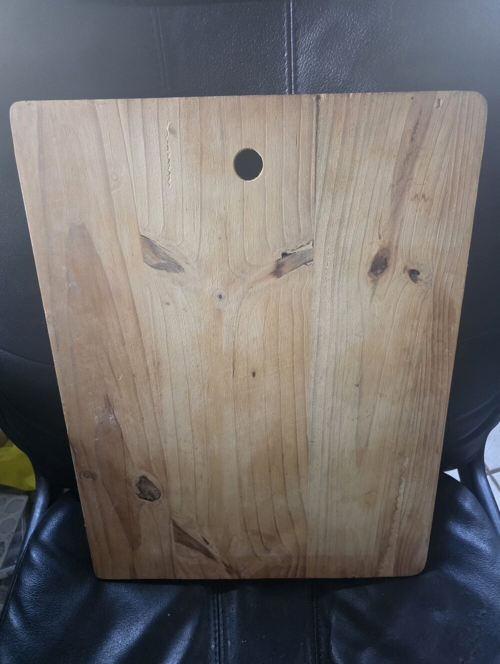 Large 17" X 13" Cutting Board 9n Natural Wood